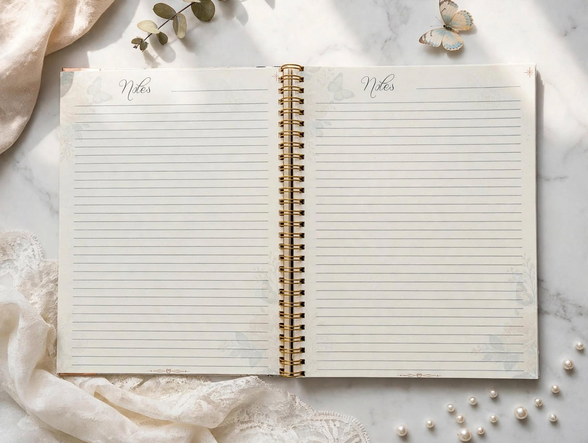 Plot Twist notebook open spread