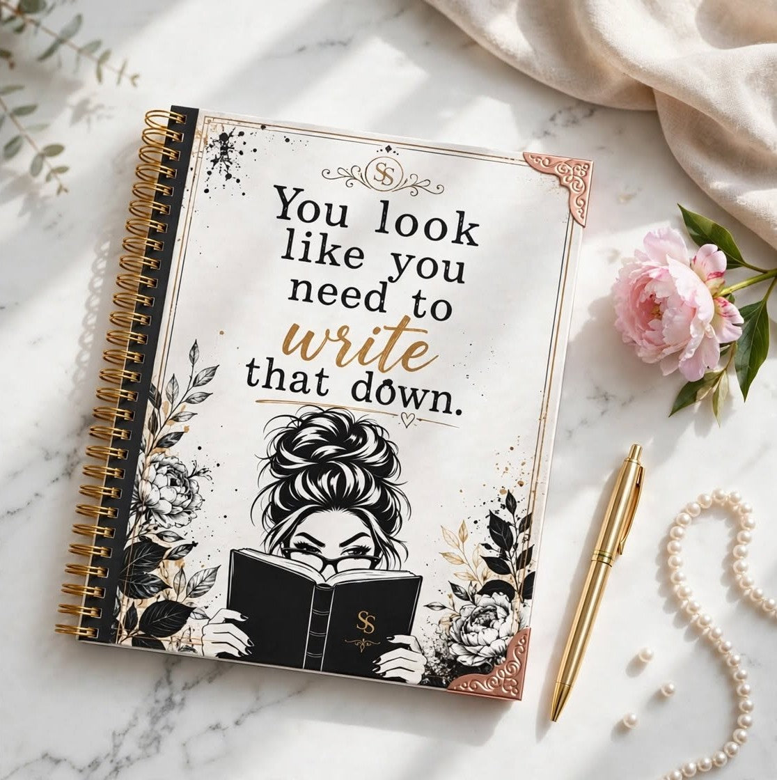 You Look Like You Need to Write That Down cover detail