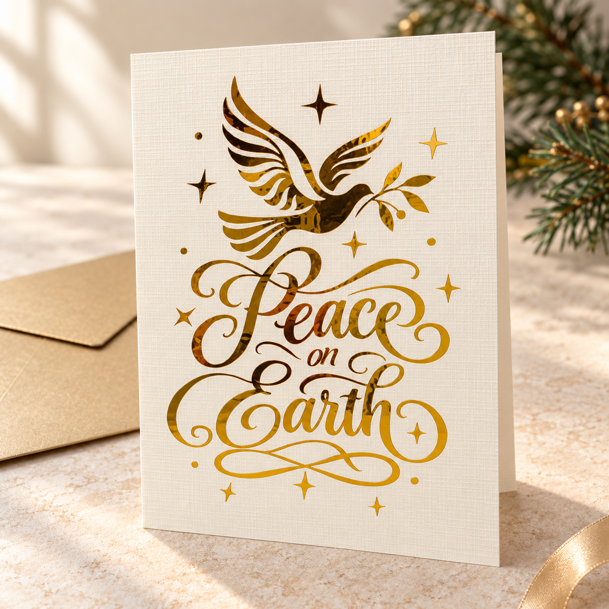 Good Tidings. Terms Apply. — 5 Piece Handmade Christmas Card Collection