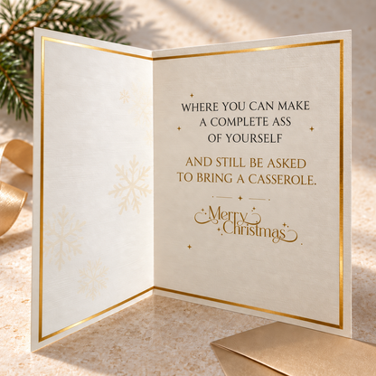 Good Tidings. Terms Apply. — 5 Piece Handmade Christmas Card Collection