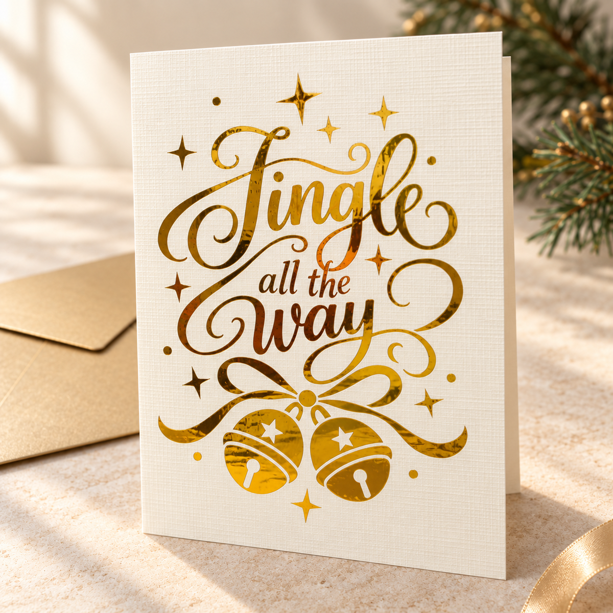 Good Tidings. Terms Apply. — 5 Piece Handmade Christmas Card Collection
