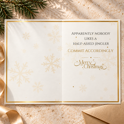 Good Tidings. Terms Apply. — 5 Piece Handmade Christmas Card Collection