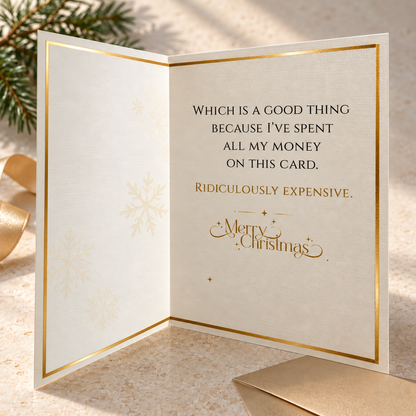 Good Tidings. Terms Apply. — 5 Piece Handmade Christmas Card Collection